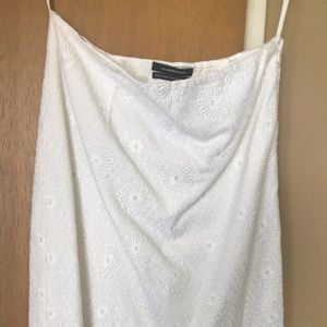 White cotton eyelet never worn Club Monaco skirt, new